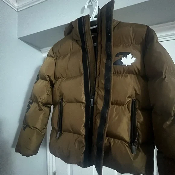 DSquared Brown Kids Teen (10) Puffer Jacket Like New - Picture 2 of 8